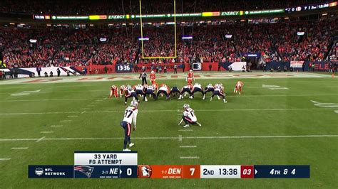 Broncos 7, Patriots 3: Chad Ryland puts New England on the board with 33-yard field goal